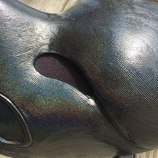 AMAZING SPARKLING RAINBOW KITSUNE MASK