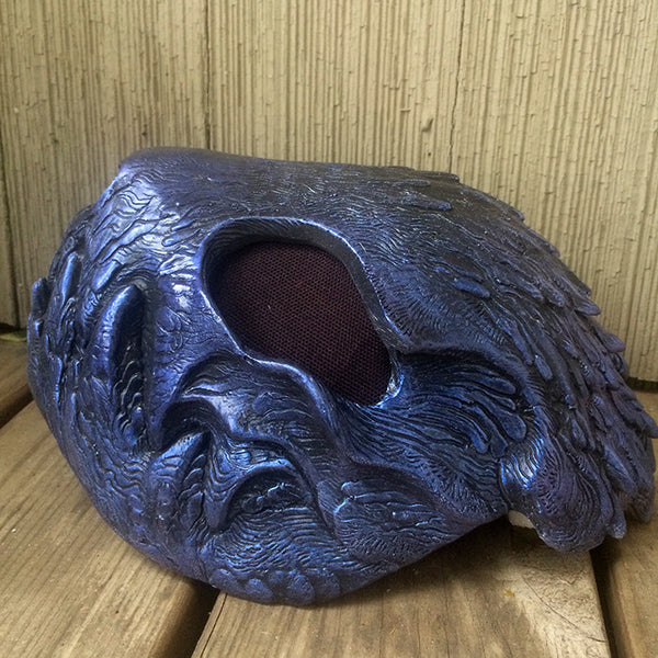 HATE WRAITH MASK- BLUE WITH BLACK OUT EYES