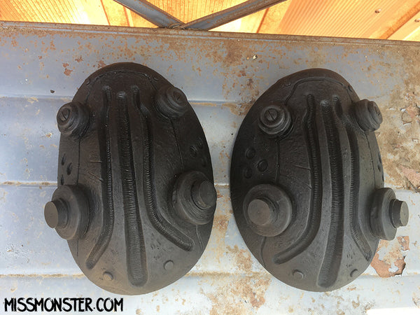 COSTUME ARMOR BLANK- KNEEPAD PAIR