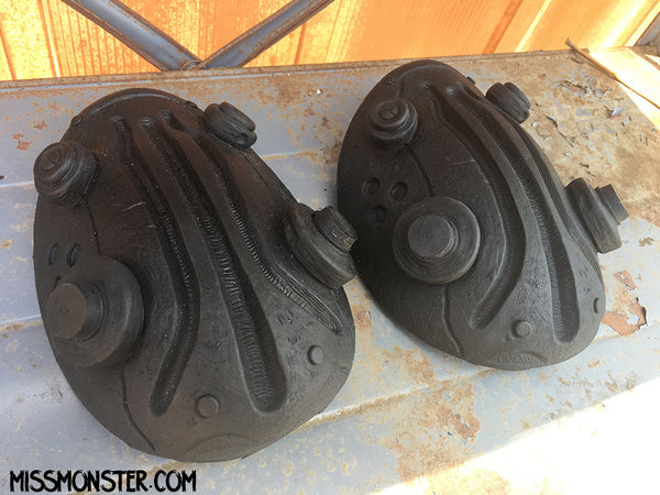 COSTUME ARMOR BLANK- KNEEPAD PAIR
