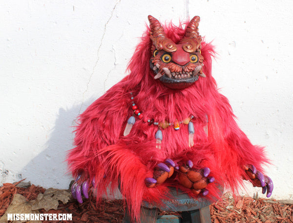 AHENOBARBUS THE MUSTACHE MONSTER- OAAK DOLL