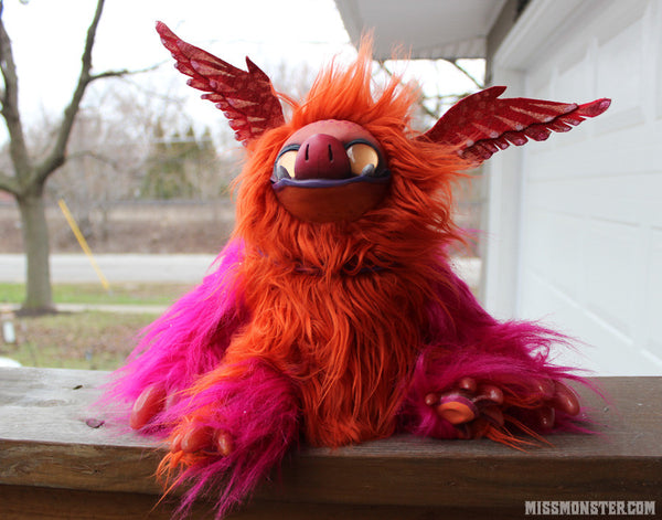 ALFAR THE PORKBAT - OOAK DOLL