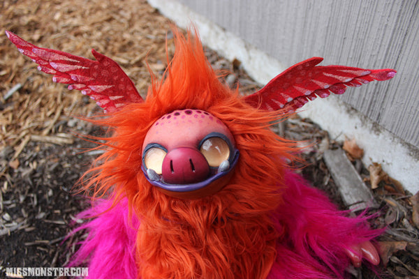 ALFAR THE PORKBAT - OOAK DOLL