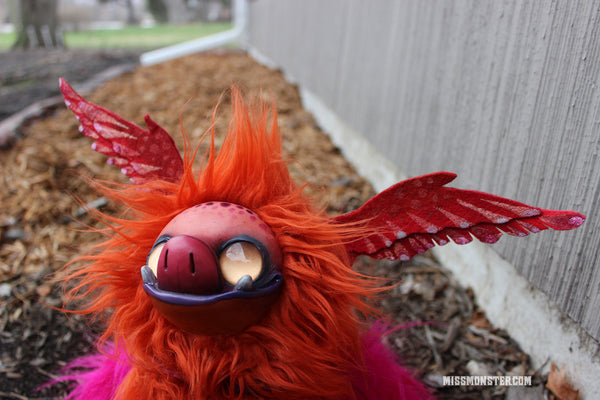 ALFAR THE PORKBAT - OOAK DOLL