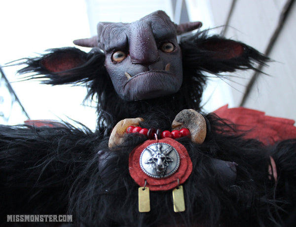 BAPHOMET- ORIGINAL ART DOLL