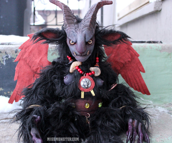 BAPHOMET- ORIGINAL ART DOLL