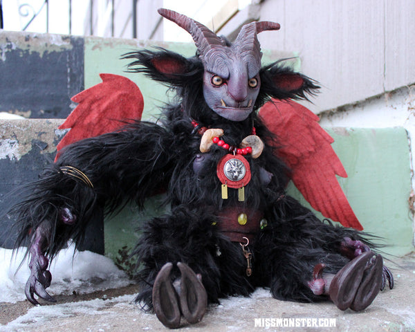 BAPHOMET- ORIGINAL ART DOLL