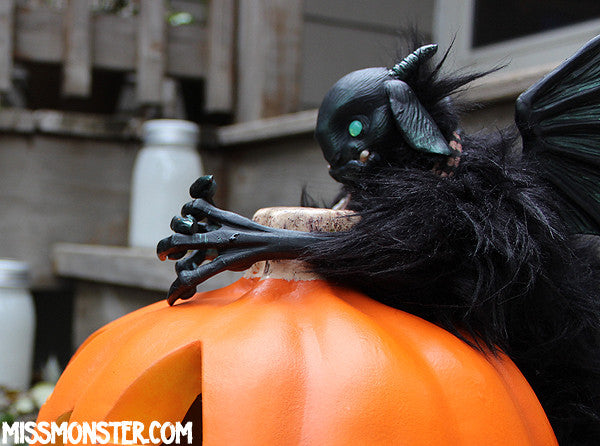 BINGLEDUCK THE LITTLE DEVIL DOLL-OOAK HANDMADE