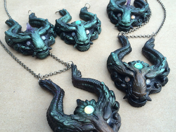 "OLD GUARD" PENDANT- GREENS