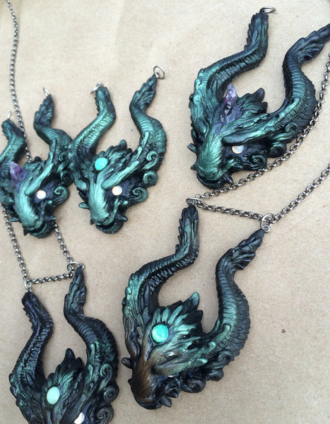 "OLD GUARD" PENDANT- GREENS