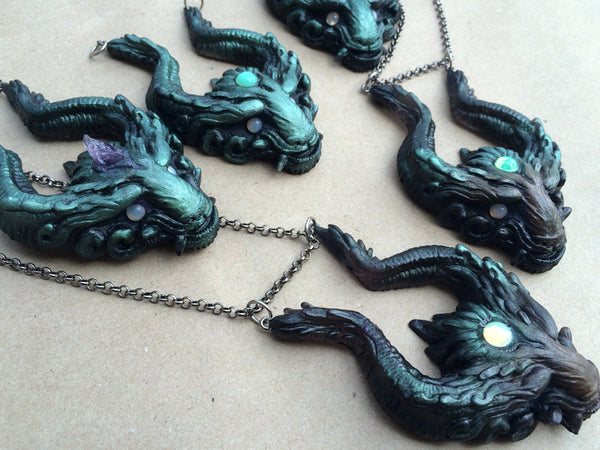 "OLD GUARD" PENDANT- GREENS