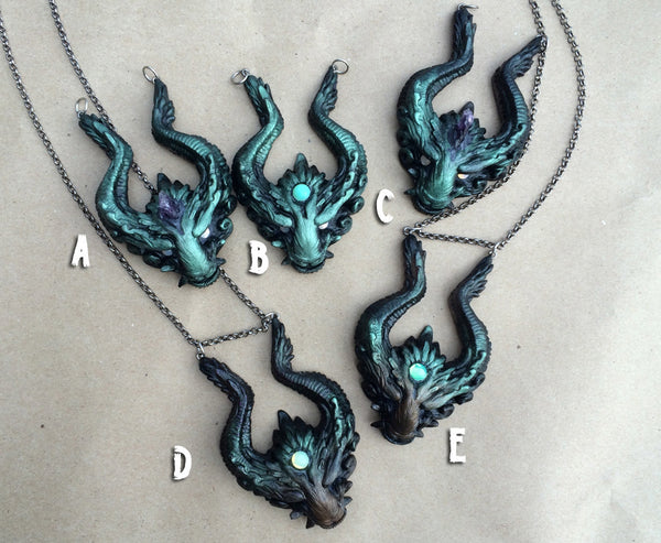 "OLD GUARD" PENDANT- GREENS