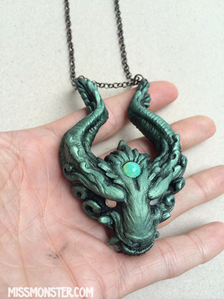 OLD GUARD PENDANT- GREEN + BLUE