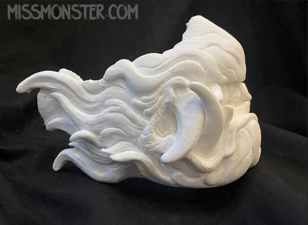 ( OPENS FRIDAY OCT 2ND 2PM PST) SNARL HALF MASK BLANK- *** PRE-ORDER! WILL NOT SHIP FOR 3-6 WEEKS***