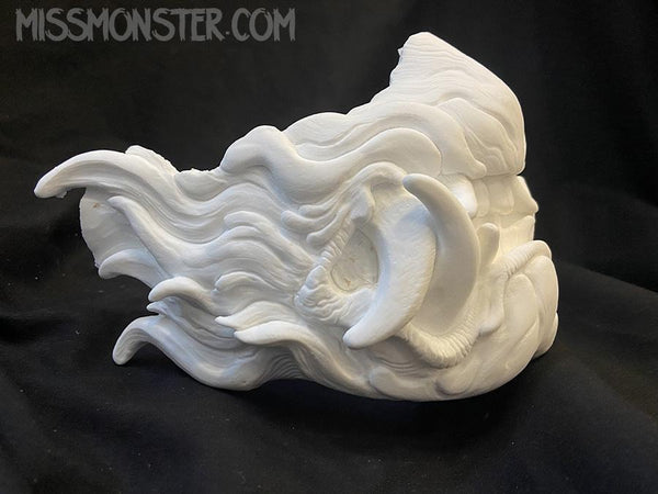 ( OPENS FRIDAY OCT 2ND 2PM PST) SNARL HALF MASK BLANK- *** PRE-ORDER! WILL NOT SHIP FOR 3-6 WEEKS***