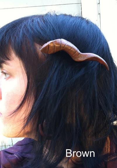 KUDU HORN BARRETTES