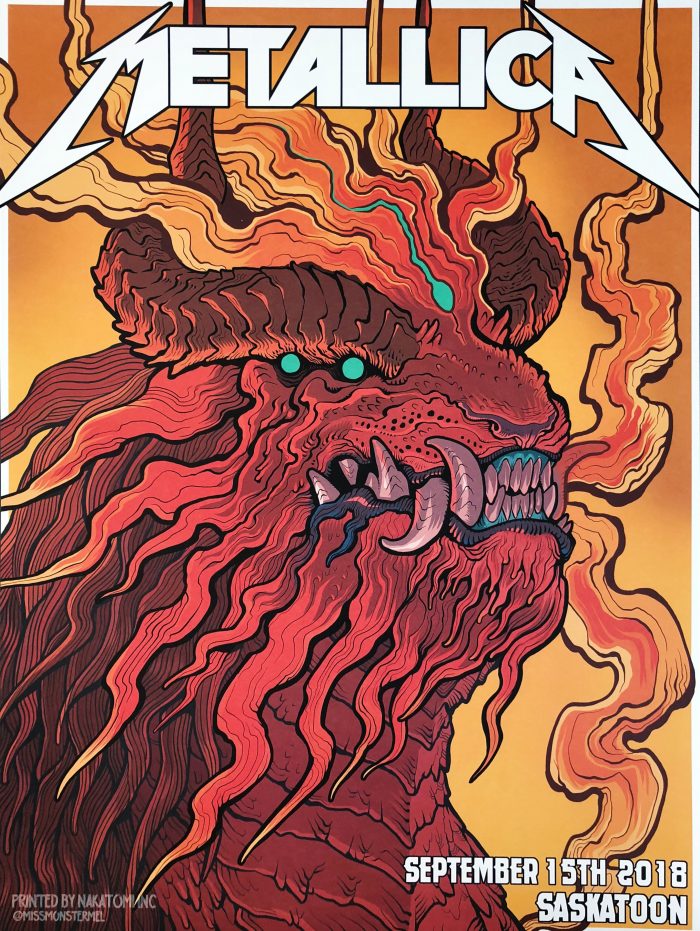 NAKATOMI X MISSMONSTER METALLICA POSTER – missmonster