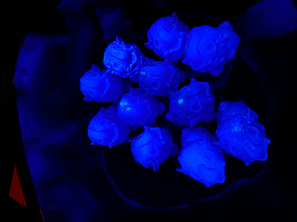 BABY BAKU BLANK CAST- GLOW IN THE DARK- STORMY PURPLES