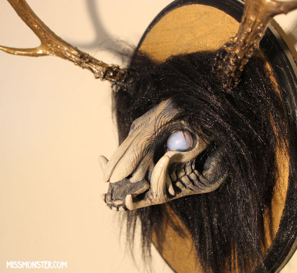ANTLER SKULL TROPHY HEADS