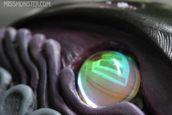 BLACK SERAPHIM HELMET- LED LIGHT UP- READY TO SHIP