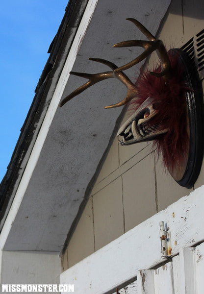 ANTLER SKULL TROPHY HEADS