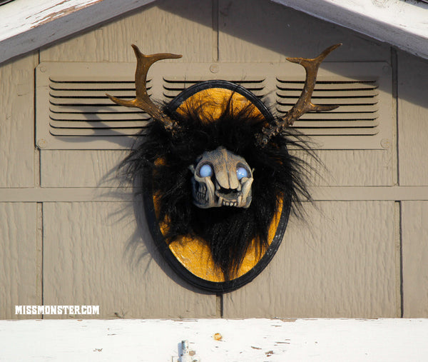 ANTLER SKULL TROPHY HEADS