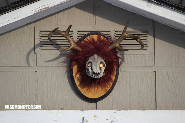 ANTLER SKULL TROPHY HEADS