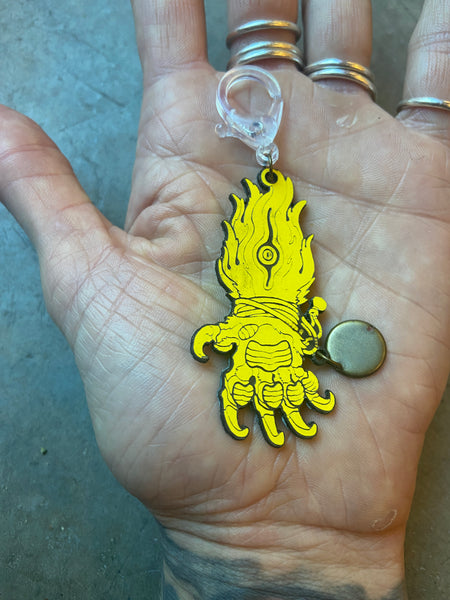 LUCKY MONSTER PAW GLOWING EYE CHARM **DISCOUNT PREORDER**