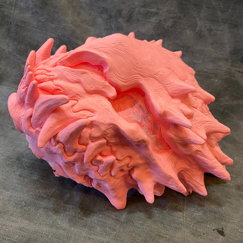 PINK GLOW TEPHRA BLANK MASK- READY TO SHIP!