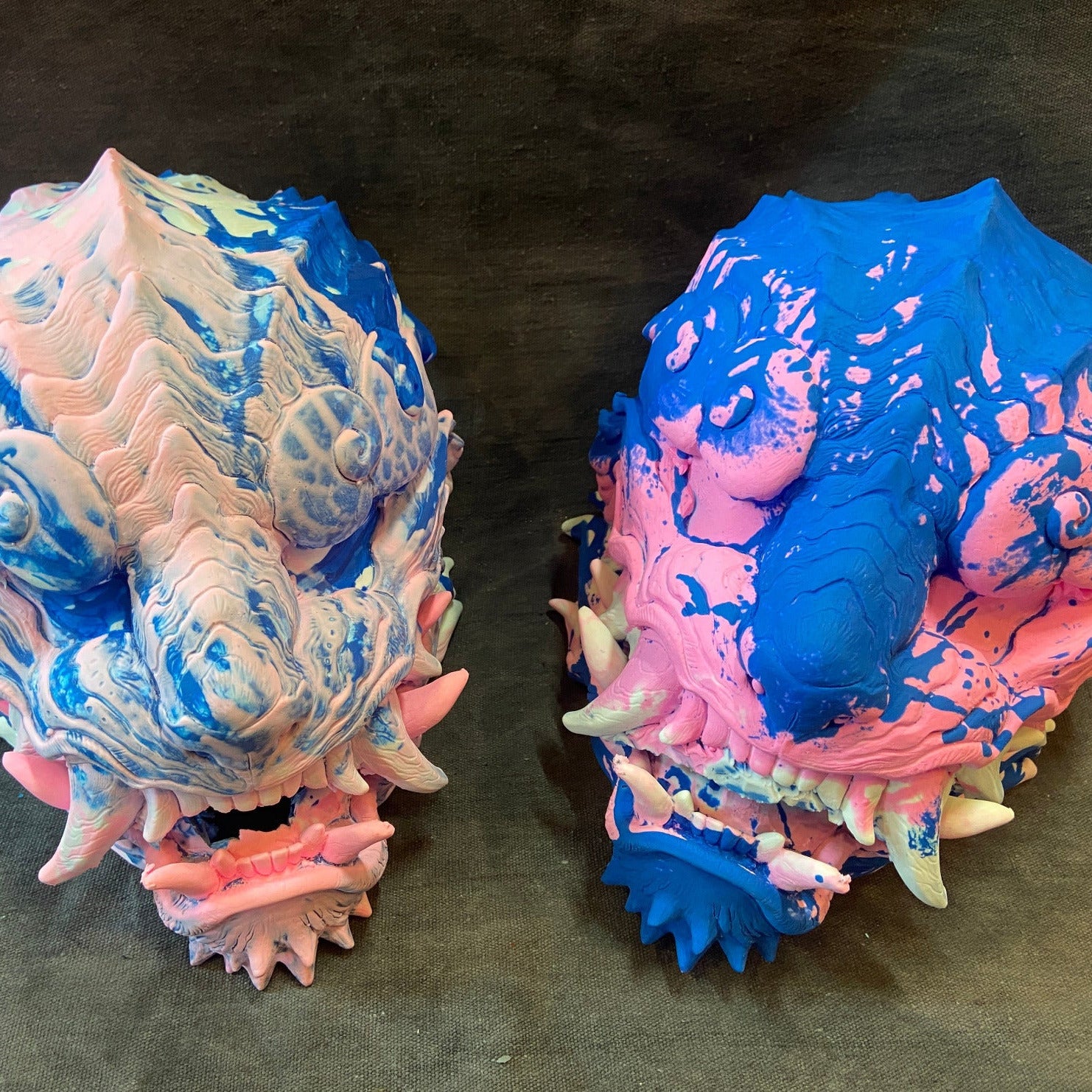 SILAS SPECIAL- SPLATTER PATTERN SENTINEL BLANK MASK