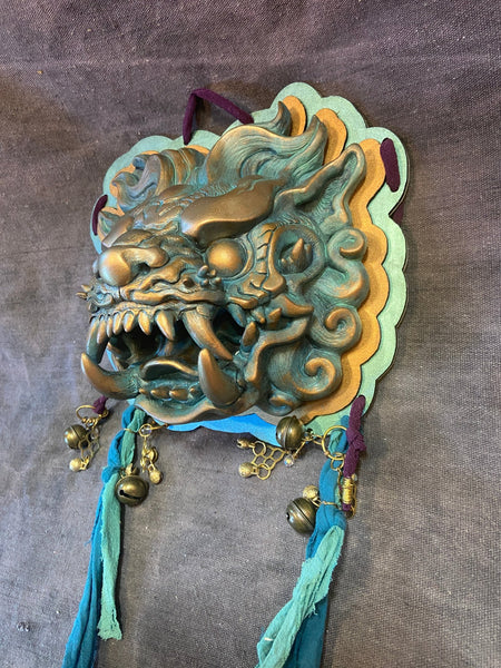 LUCKY MAW HOUSE HOWLER- ONE OF A KIND FINISHED WALL PLAQUE