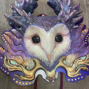 WILDWOOD OWL WALL PLAQUE SCULPTURE #3