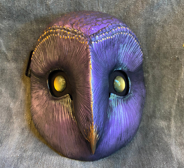 COLOR SHIFT BLANK OWL MASK - READY TO SHIP