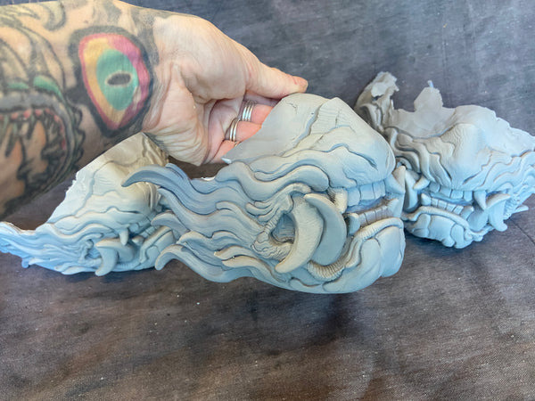 MISCAST DISCOUNTED SNARL BLANK MASKS