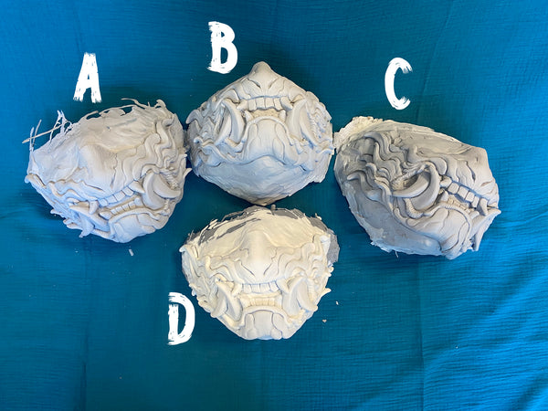 MISCAST DISCOUNTED SNARL BLANK MASKS