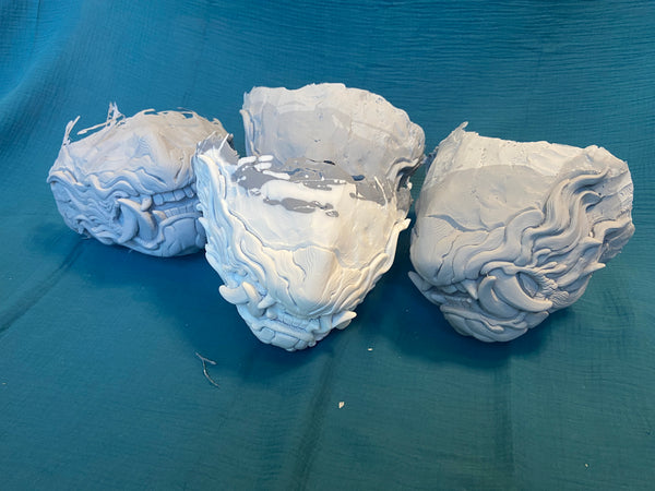 MISCAST DISCOUNTED SNARL BLANK MASKS