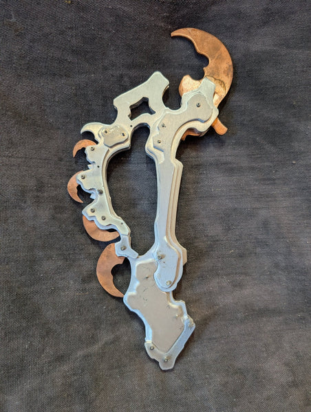 ALIEN AXE PROP- ALUMINUM/COPPER METAL PROTOTYPE