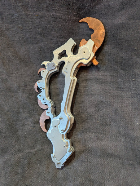 ALIEN AXE PROP- ALUMINUM/COPPER METAL PROTOTYPE