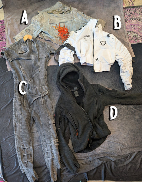 YARD SALE- JACKETS AND JUMPSUITS