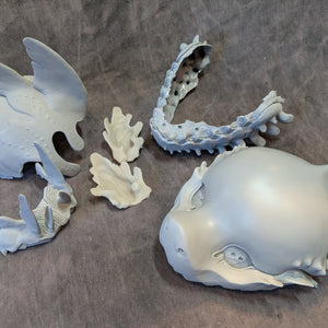 SHARK PIRATE BLANK MASK KIT- OPAQUE HEAD *** PREORDER** SHIPS APRIL/MAY