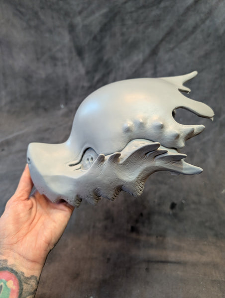 SHARK PIRATE BLANK MASK KIT- OPAQUE HEAD *** PREORDER** SHIPS APRIL/MAY