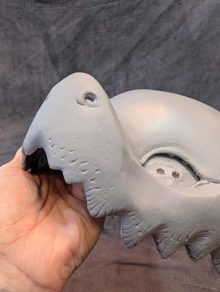 SHARK PIRATE BLANK MASK KIT- OPAQUE HEAD *** PREORDER** SHIPS APRIL/MAY