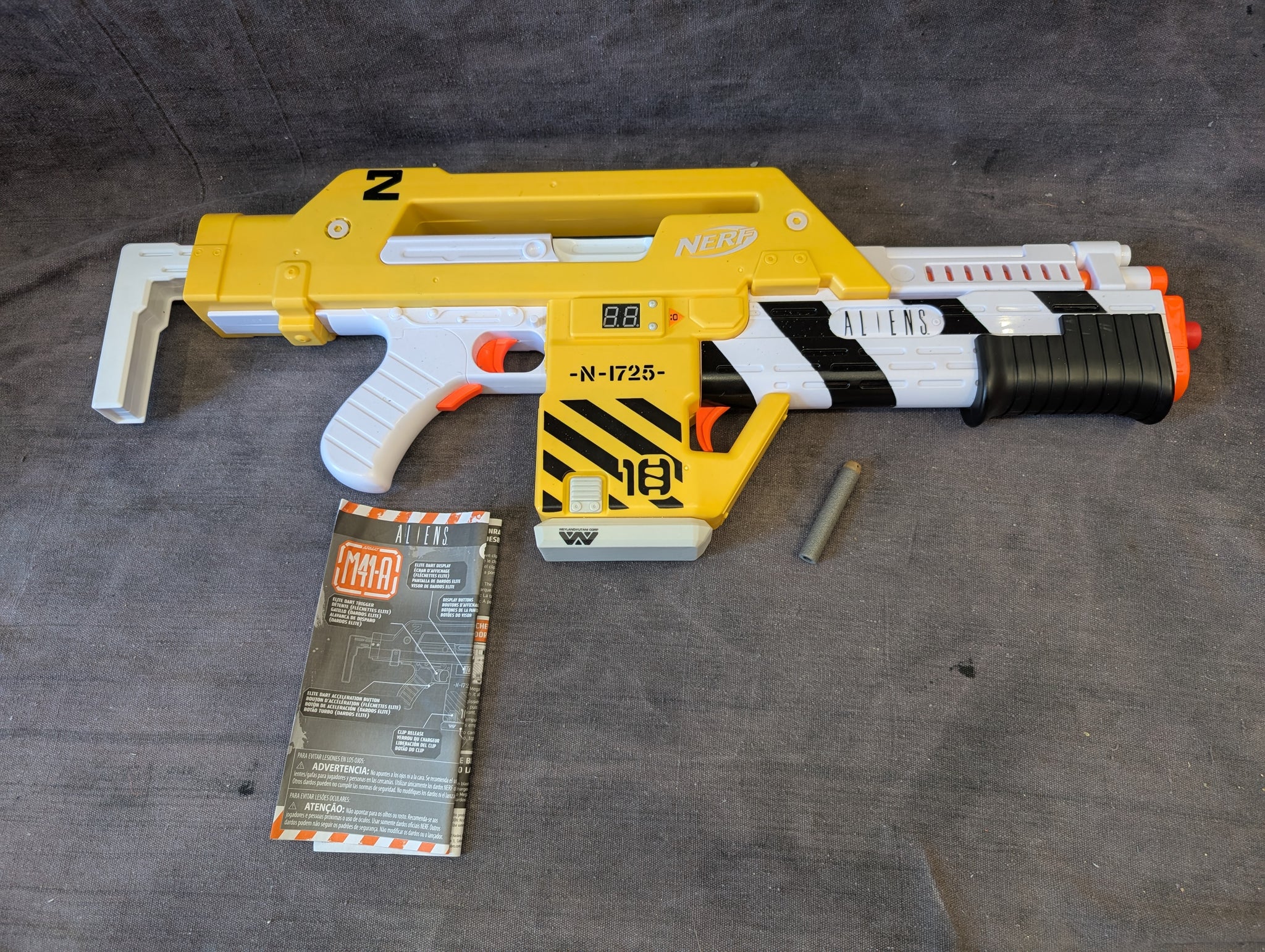 NERF ALIENS RIFLE