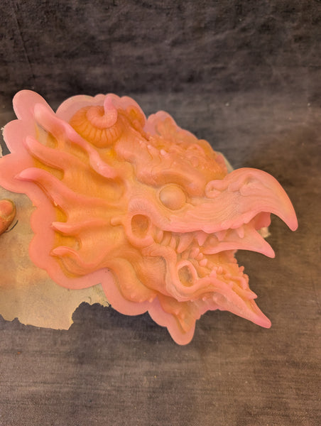 MEDIEVAL MONSTER WALL PLAQUE TRANSLUCENT