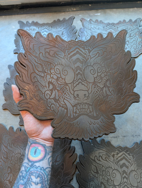 SENTINEL COLD CAST METAL WALL PLAQUE