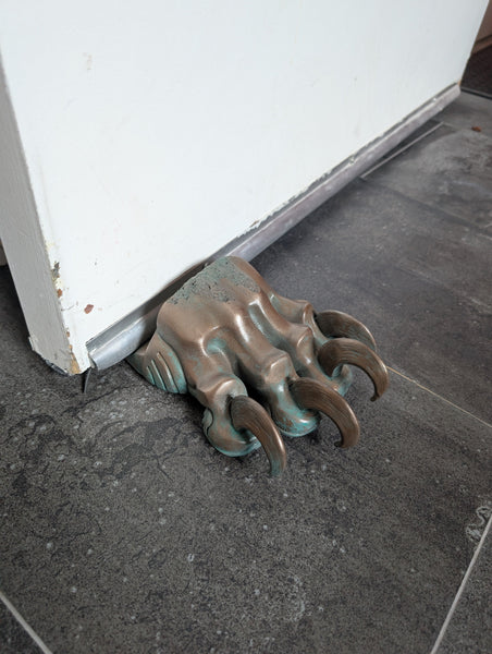 MONSTER PAW COLD CAST METAL DOOR STOPPER