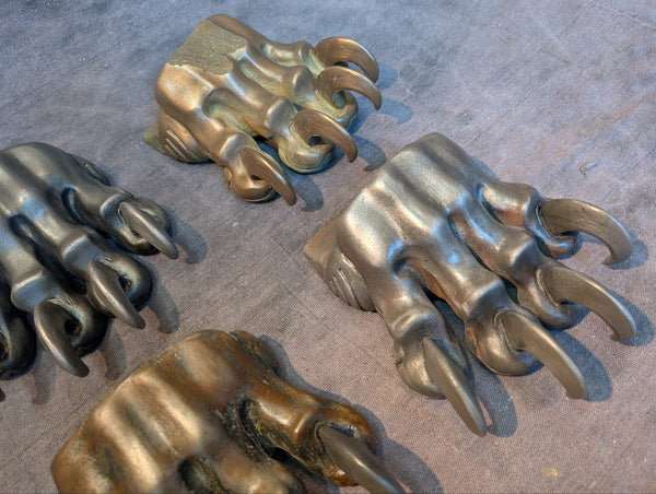 MONSTER PAW COLD CAST METAL DOOR STOPPER