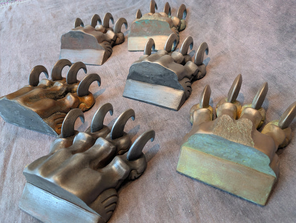 MONSTER PAW COLD CAST METAL DOOR STOPPER