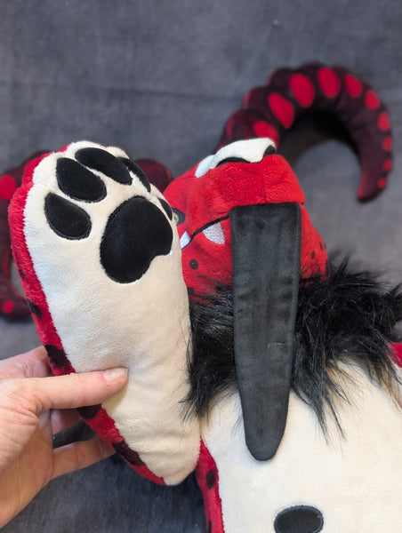 HUGE KRAMPUS PLUSH MADE BY BARKSBOG!