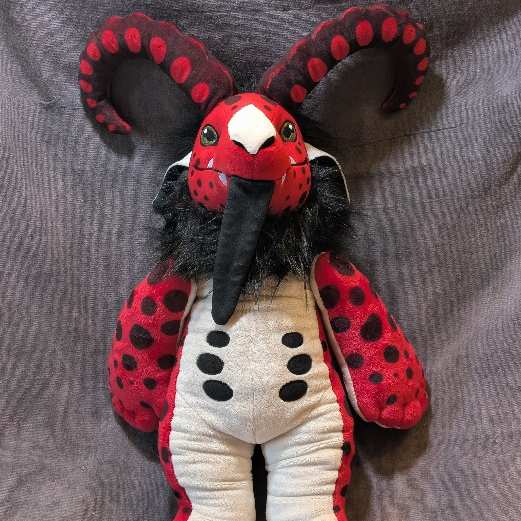 HUGE KRAMPUS PLUSH MADE BY BARKSBOG!